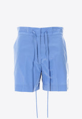P.A.R.O.S.H Canyox Drawstring Mini Shorts Light Blue D210166CANYOX26_046