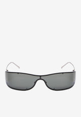 Rimless Shield Sunglasses