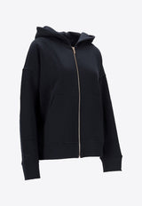 S Max Mara Julia Zip-Up Hooded Sweatshirt Blue 2529926023600JULIA_004