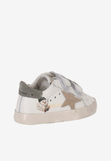 Golden Goose DB Kids Babies School Leather Sneakers White GIF00166F008017_10613