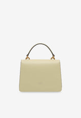 PINKO Mini Love One Leather Handbag Yellow 100071A0F1C39Q_Yellow_44130281