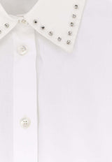 PINKO Charita Collared Shirt White 106277A31WZ04_White_44130521