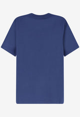 Autry Logo Print Crewneck T-shirt Blue TSPM045R_JERSEY DRONE_44128585