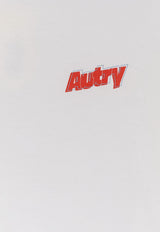 Autry Logo Print Crewneck T-shirt White TSPM045W_JERSEY WHITE_44128605
