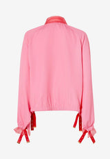 Fendi Zip-Up Shirt Jacket Pink FJ7711AW9BF1W0E_AZALEA 26_42821615
