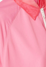 Fendi Zip-Up Shirt Jacket Pink FJ7711AW9BF1W0E_AZALEA 26_42821615