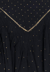 Isabel Marant Etoile Veenia Polka Dots Top Black HT0806FAD1J03E01BK_Black_41973161