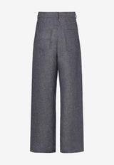 Fendi FF Selleria Embroidered Straight-Leg Jeans Blue FLP345AYUCF0QG0_DARK BLU_42821588