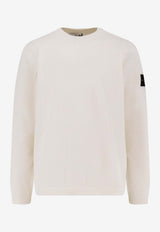 Stone Island Logo Patch Crewneck Sweater White L1S155100023S01B2V0093_White_48900827