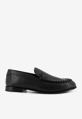 Fendi FF Logo Leather Loafers Black 7D1894ASAIF0ABB_Black_42821582