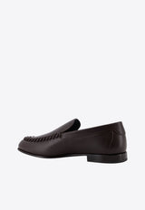 Fendi FF Logo Leather Loafers Brown 7D1894ASAIF1SUL_CHOCOLATE CHOCOLATE_42821581