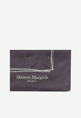 Maison Margiela Scribbled Numerical Silk Scarf Gray S51TF0049M35820_855S