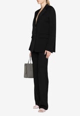 Lanvin Wool Single-Breasted Blazer Black RWJA00094885P2310