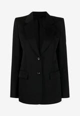 Lanvin Wool Single-Breasted Blazer Black RWJA00094885P2310