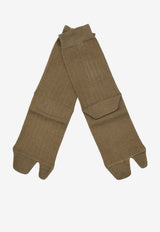 Maison Margiela Tabi Toe Socks Green S51TL0051S17868_707