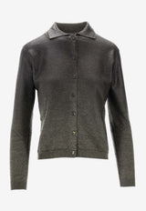 Maison Margiela Faded Knit Cardigan Green S51HP0031M13236_696S