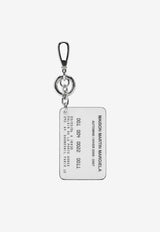 Maison Margiela Cardholder Leather Keyring Black SA1VL0058P8831_T8013