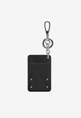 Maison Margiela Cardholder Leather Keyring Black SA1VL0058P8831_T8013