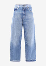 PINKO Washed Straight-Leg Jeans Blue 103857A341PJF_Lavaggio vintage_44129915
