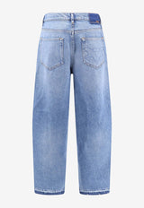 PINKO Washed Straight-Leg Jeans Blue 103857A341PJF_Lavaggio vintage_44129915