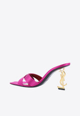 Saint Laurent Opyum 85 Satin Mules Fuchsia 8189319QAB15518_MOROCCAN FUXIA_44132787