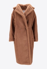 Max Mara Teddy Double-Breasted Coat Brown 2521016082600TEDDY_001