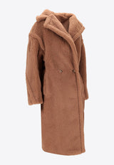 Max Mara Teddy Double-Breasted Coat Brown 2521016082600TEDDY_001
