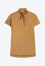 Lemaire Jersey Foulard Top Brown TS0020LJ1049_BR426