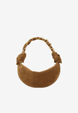 Saint Laurent Mini Amalia Suede Hobo Bag Brown 8625581U80W_2916
