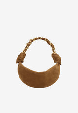 Saint Laurent Mini Amalia Suede Hobo Bag Brown 8625581U80W_2916