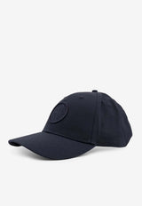 Stone Island Logo Embroidered Baseball Cap Blue L1S159100013S0248V0020_Blue_48900823