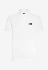 Dolce & Gabbana Logo Plaque Polo T-shirt White G8PL4TG7P1DW0800_White_40005301