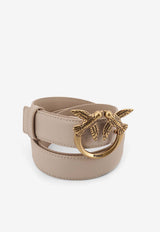 PINKO Love Birds Leather Belt Beige 100125A0F1C50Q_Beige_44129900
