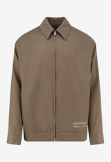 Golden Goose DB Printed Zip-Up Jacket Brown GMP02271P00241055218_CUB_41114700