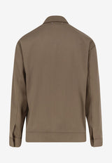 Golden Goose DB Printed Zip-Up Jacket Brown GMP02271P00241055218_CUB_41114700