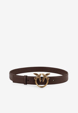 PINKO Love Birds Leather Belt Brown 100125A0F1L74Q_Brown_44129869