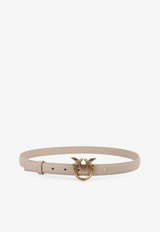 PINKO Love Birds Leather Belt Beige 100143A0F1C50Q_Beige_44130227