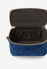 Fendi Vanity FF Denim Flocked Crossbody Bag Blue 8BS108AVR6F1UJW_BLU BLU ABISSO_42823241