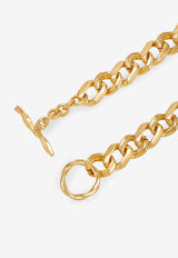 Saint Laurent Choker Chain Necklace Gold 845617Y15008060_OR LAITON_44132665