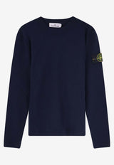 Stone Island Compass Patch Sweater Blue L1S155100023S01B2V0020_Blue_48900790