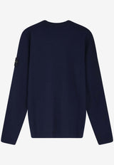 Stone Island Compass Patch Sweater Blue L1S155100023S01B2V0020_Blue_48900790