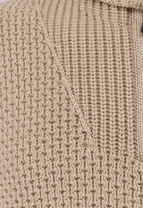 Loro Piana High-Neck Knitted Sweater Beige FAQ4646D0ZV_PRISTINE SKY_53281616