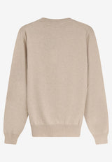 Loro Piana Classic Cashmere Sweater Beige FAN1201A001_NATURAL MELANGE_53281623