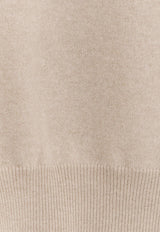 Loro Piana Classic Cashmere Sweater Beige FAN1201A001_NATURAL MELANGE_53281623
