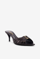 Saint Laurent Babylone 60 Leather Mules Black 861121AAF2R1000_Black_44132598