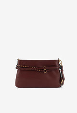 PINKO Belted Leather Shoulder Bag Bordeaux 106177A0QOR49Q_Burgundywine_44129817