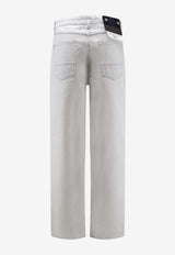 Stone Island Straight-Leg Faded Pants Blue L1S14J100006S00J9VJ203_BLUEEXTRALEACH_54403644