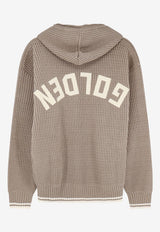 Golden Goose DB Journey Knitted Hooded Sweatshirt Dove GUP02580P00240255165_Bistre_41114778