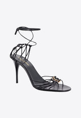 Saint Laurent Babylone 90 Leather Sandals Black 7857061N8001000_Black_44132678