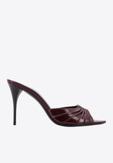 Saint Laurent Babylone 90 Leather Mules Burgundy 799606AAEHF6629_VINTAGE BORDEAUX_44132581